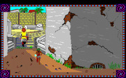 Conquests of Camelot: The Search for the Grail for Amiga - Chasing a thief...