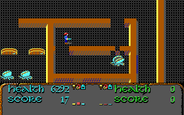 Demon Stalkers IBM PC/Compatibles Screenshot: Looks like a dead end?