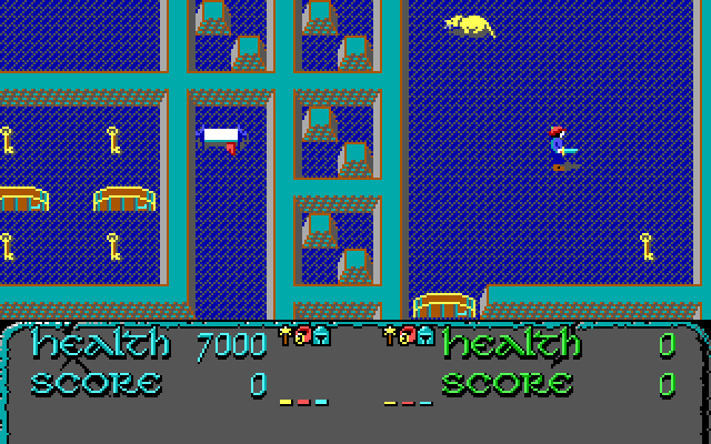 Demon Stalkers IBM PC/Compatibles Screenshot: The game starts here.