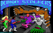 Demon Stalkers for IBM PC/Compatibles - Title screen 2.