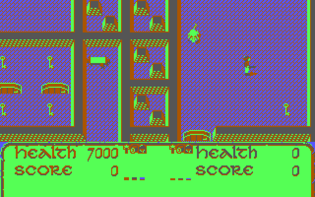 Demon Stalkers IBM PC/Compatibles Screenshot: Game start.