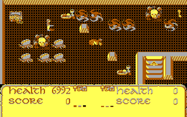 Demon Stalkers IBM PC/Compatibles Screenshot: Enemies get progressively more challenging.