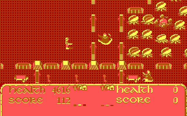 Demon Stalkers IBM PC/Compatibles Screenshot: How do I get to those keys without a key?