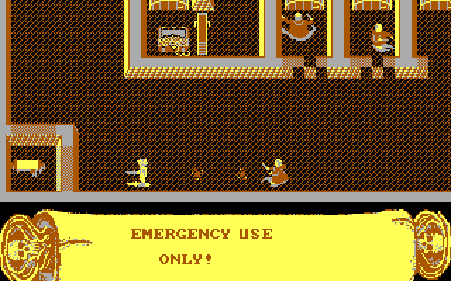 Demon Stalkers IBM PC/Compatibles Screenshot: Looks like this is for emergency use only...
