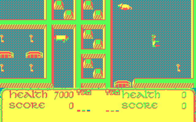 Demon Stalkers IBM PC/Compatibles Screenshot: Game start.