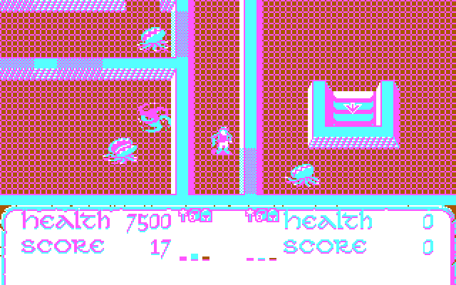 Demon Stalkers IBM PC/Compatibles Screenshot: Looks like a dead end...or is it?
