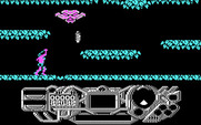 Rad Warrior for IBM PC/Compatibles - A large enemy attacks!