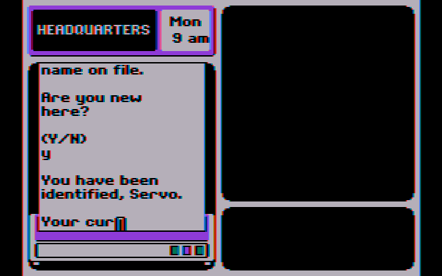 Where in the U.S.A. is Carmen Sandiego? IBM PC/Compatibles Screenshot: Starting a new case.