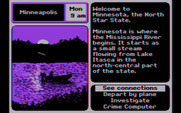 Where in the U.S.A. is Carmen Sandiego? for IBM PC/Compatibles - This case begins in Minesotta.