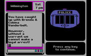 Where in the U.S.A. is Carmen Sandiego? for IBM PC/Compatibles - Oops, need a warrant to make an arrest.