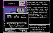 Where in the U.S.A. is Carmen Sandiego? for IBM PC/Compatibles - Choose a location to investigate.