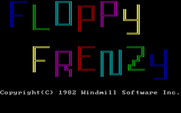 Floppy Frenzy for IBM PC/Compatibles - Title screen.