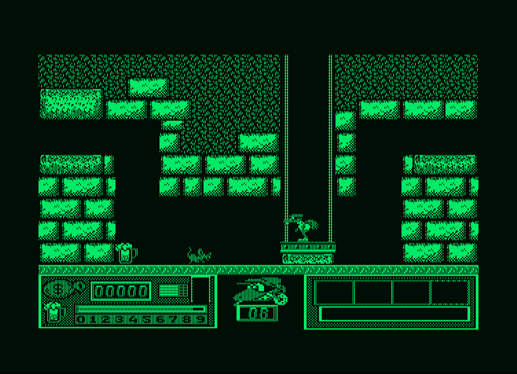 Goody Amstrad PCW Screenshot: Avoid the rats here...
