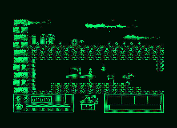 Goody Amstrad PCW Screenshot: Game start.