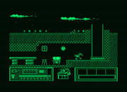 Goody for Amstrad PCW - Here's an elevator to ride up to the surface...