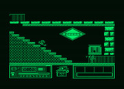 Goody for Amstrad PCW - Jumping down some stairs.