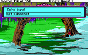 Roberta Williams' King's Quest I: Quest for the Crown for IBM PC/Compatibles - Huh, someone left a slingshot up here...