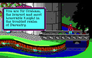 Roberta Williams' King's Quest I: Quest for the Crown for IBM PC/Compatibles - Game introduction.