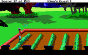 Roberta Williams' King's Quest I: Quest for the Crown for IBM PC/Compatibles - Looks like I found a garden...
