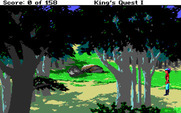 Roberta Williams' King's Quest I: Quest for the Crown for IBM PC/Compatibles - Entering the forest...