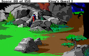Roberta Williams' King's Quest I: Quest for the Crown for IBM PC/Compatibles - Leaving the dragon's den...