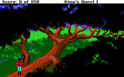 Roberta Williams' King's Quest I: Quest for the Crown for IBM PC/Compatibles - In the tree...is that a bird's nest?