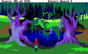 Roberta Williams' King's Quest I: Quest for the Crown for IBM PC/Compatibles - A swampy area...