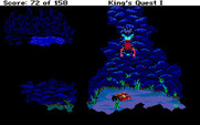 Roberta Williams' King's Quest I: Quest for the Crown for IBM PC/Compatibles - Diving into the well...