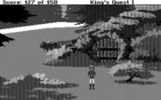 Roberta Williams' King's Quest I: Quest for the Crown for IBM PC/Compatibles - Outside the door; once you leave the cave, you can't go back in!
