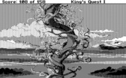 Roberta Williams' King's Quest I: Quest for the Crown for IBM PC/Compatibles - Be careful when climbing...don't fall!