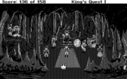 Roberta Williams' King's Quest I: Quest for the Crown for IBM PC/Compatibles - It's the Leprechaun king.