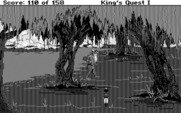 Roberta Williams' King's Quest I: Quest for the Crown for IBM PC/Compatibles - Watch out for this giant!
