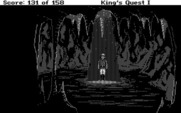Roberta Williams' King's Quest I: Quest for the Crown for IBM PC/Compatibles - Entering another cave...
