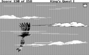 Roberta Williams' King's Quest I: Quest for the Crown for IBM PC/Compatibles - Flying to a new location...