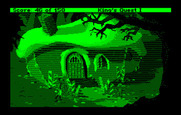 Roberta Williams' King's Quest I: Quest for the Crown for IBM PC/Compatibles - A gingerbread house; be careful, a mean old witch lives here!