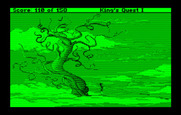 Roberta Williams' King's Quest I: Quest for the Crown for IBM PC/Compatibles - The top of the beanstalk.