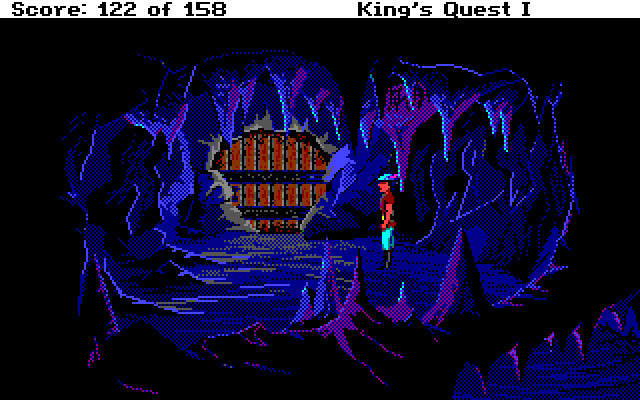 Roberta Williams' King's Quest I: Quest for the Crown Amiga Screenshot: Finally, the exit!
