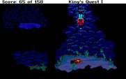 Roberta Williams' King's Quest I: Quest for the Crown for Amiga - Diving into the welll...