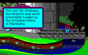 Roberta Williams' King's Quest I: Quest for the Crown for Amiga - Game introduction.