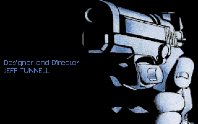 Rise of the Dragon IBM PC/Compatibles Screenshot: Introduction; one of several credit screens.