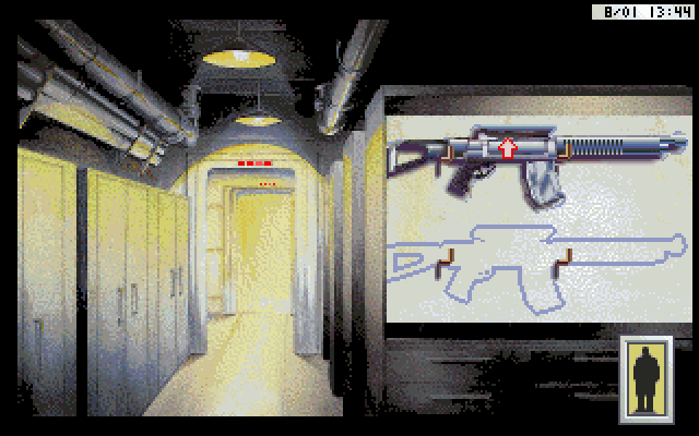 Rise of the Dragon IBM PC/Compatibles Screenshot: Ah, this will help!