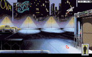 Rise of the Dragon for IBM PC/Compatibles - There's not much up on the roof...