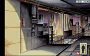 Rise of the Dragon for IBM PC/Compatibles - Leaving the appartment...