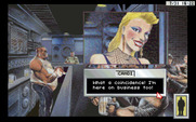 Rise of the Dragon for IBM PC/Compatibles - Interrogating some shady characters...