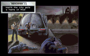 Rise of the Dragon for IBM PC/Compatibles - Oops, I failed; guess I should load a saved game...