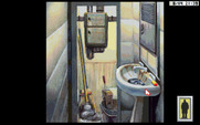 Rise of the Dragon for IBM PC/Compatibles - Hiding in a closet...