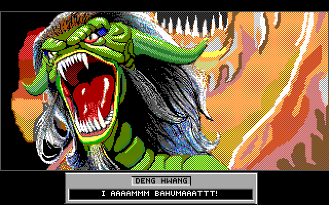 Rise of the Dragon IBM PC/Compatibles Screenshot: Enter the dragon!