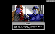 Rise of the Dragon for IBM PC/Compatibles - Some locations can only be visited at certain times.