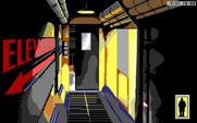 Rise of the Dragon for IBM PC/Compatibles - The hallway to someone's appartment...