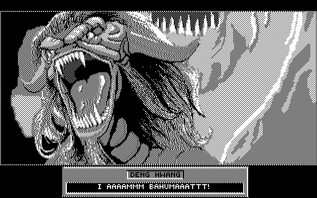 Rise of the Dragon IBM PC/Compatibles Screenshot: Enter the dragon!